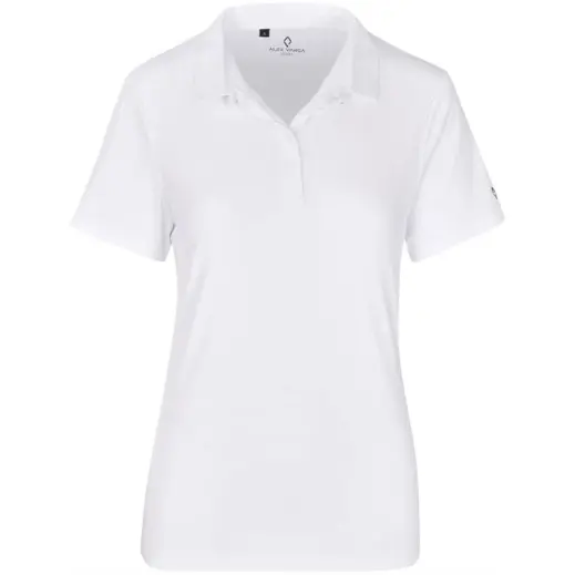 Ladies Alex Varga Skylla Golf Shirt White